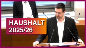 Haushalt 2025/26 - Eric Recke